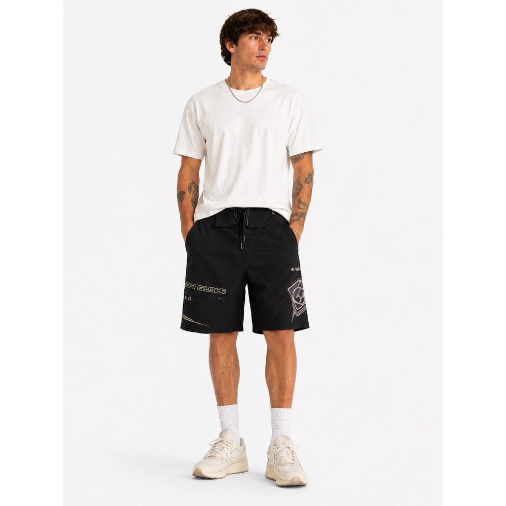 Body Glove Board Shorts Mens 32 Black VaporSkin 4-Way Stretch Ninja Surfwear